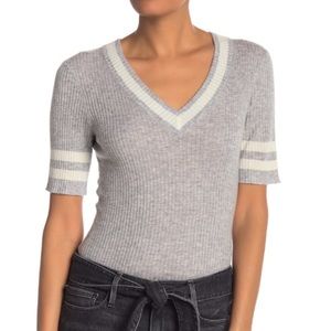 Frame Denim Varsity V Sweater